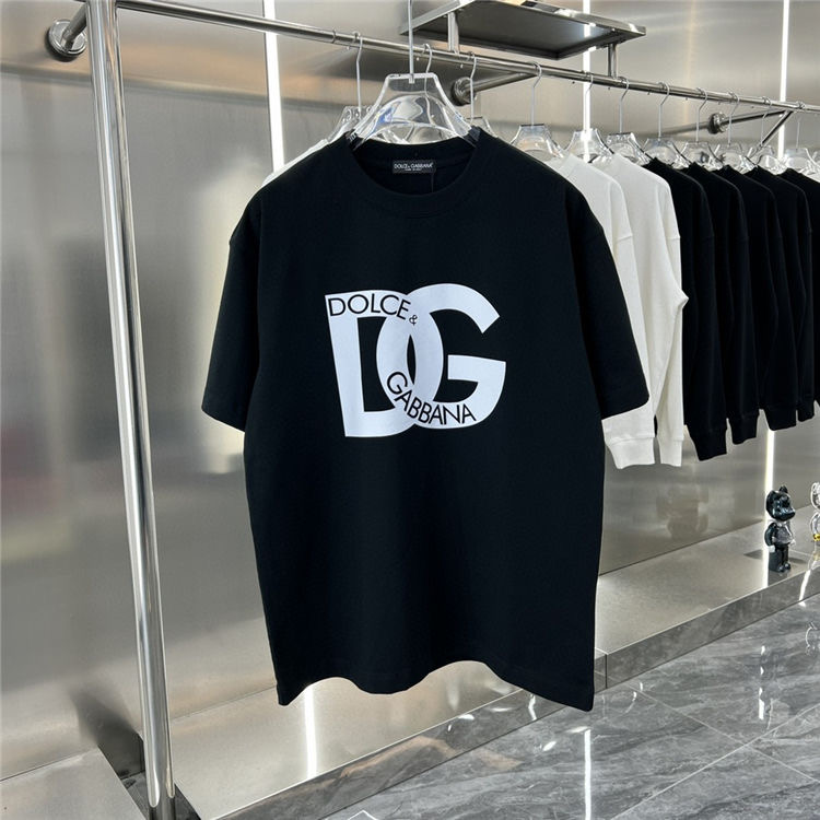 D&G Classic Minimalist Large Logo Short-Sleeve Tee AM2510508