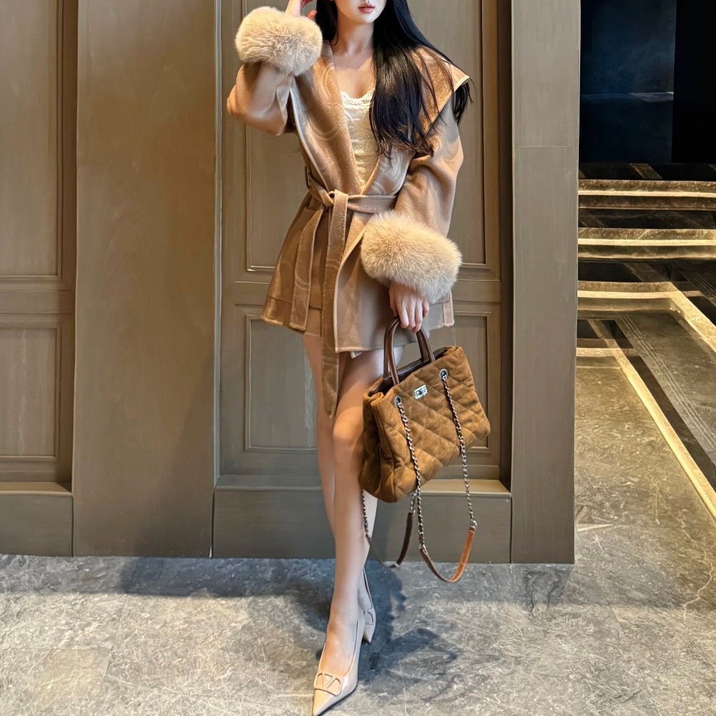 HM Stylish Mid-Length Trench Coat XX25101825