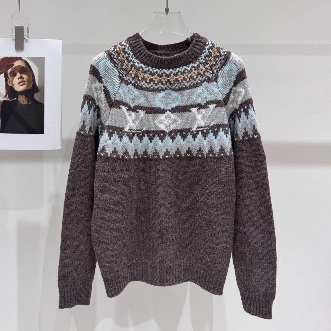 LV Color-Blocked Crewneck Sweater XX25101827