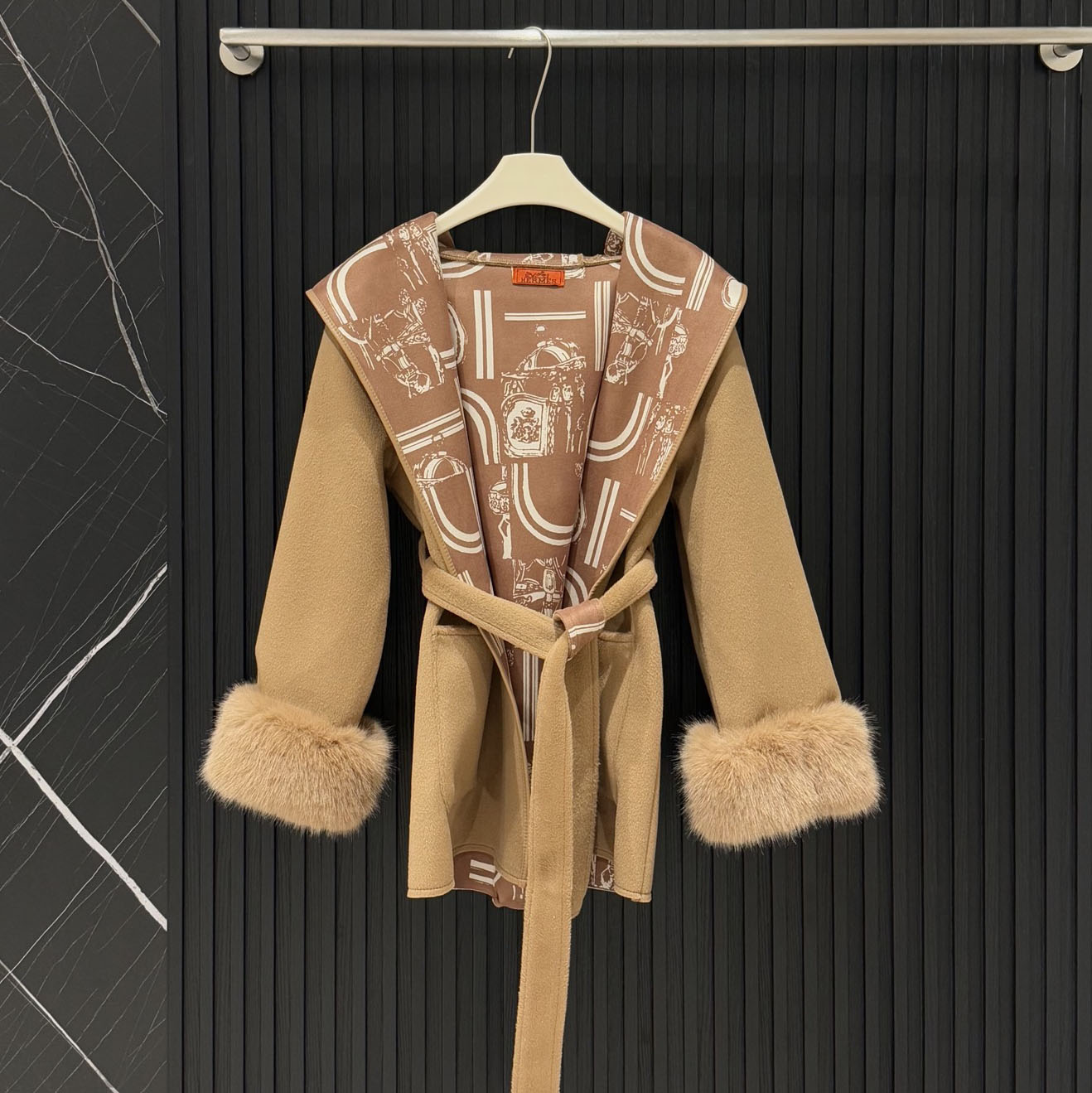 HM Stylish Mid-Length Trench Coat XX25101825