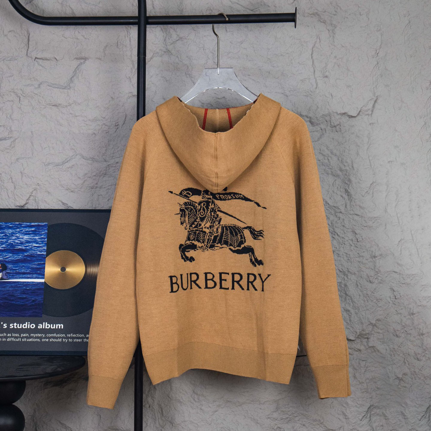 Bur Classic Checkered Reversible Wool Cardigan Coat XX25101907