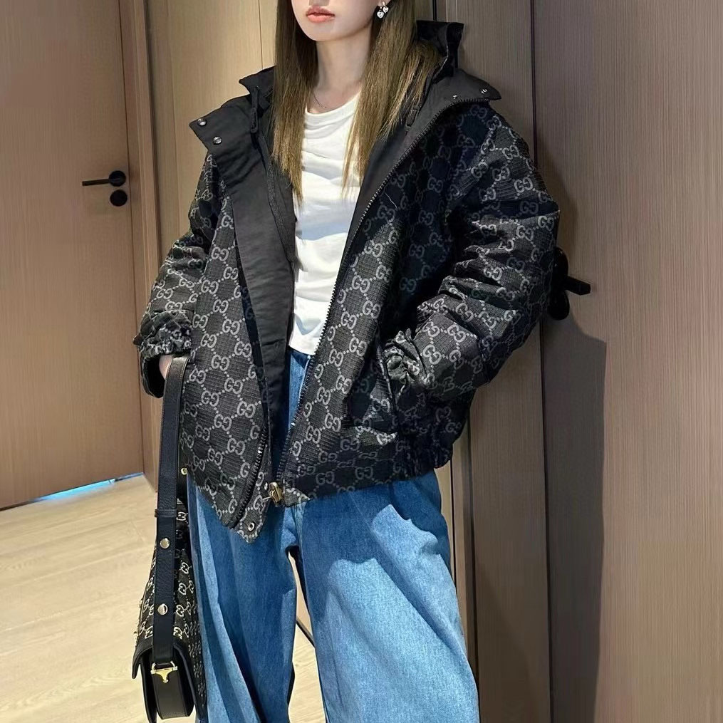 GG Reversible Zip-Up Hooded Jacket XX25101908