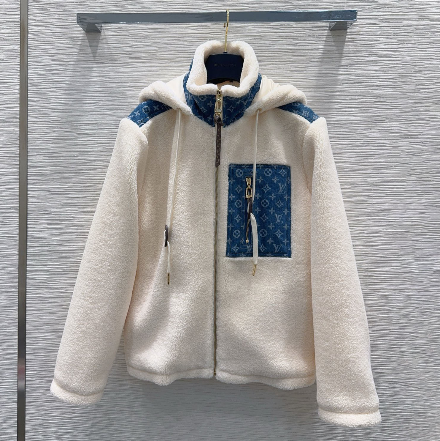 LV Sherpa-Paneled Canvas Jacket AM25102010