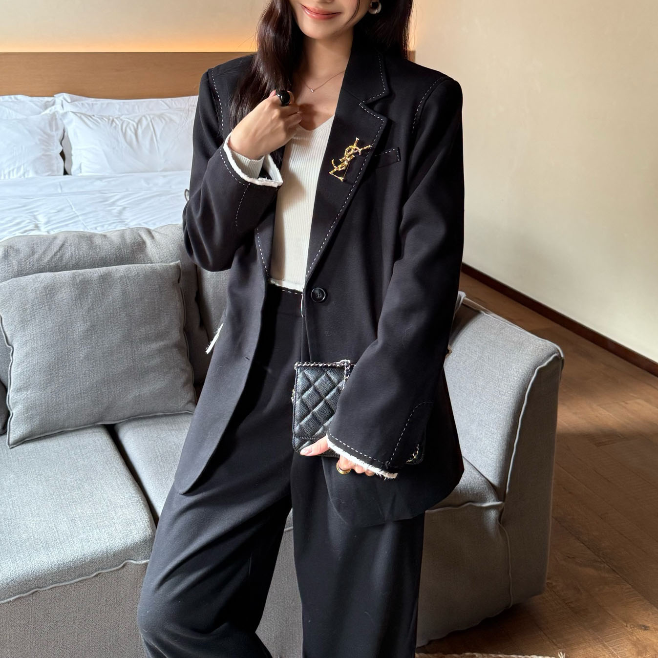 YSL Women's Relaxed Fit Leisure Suit AM25102020