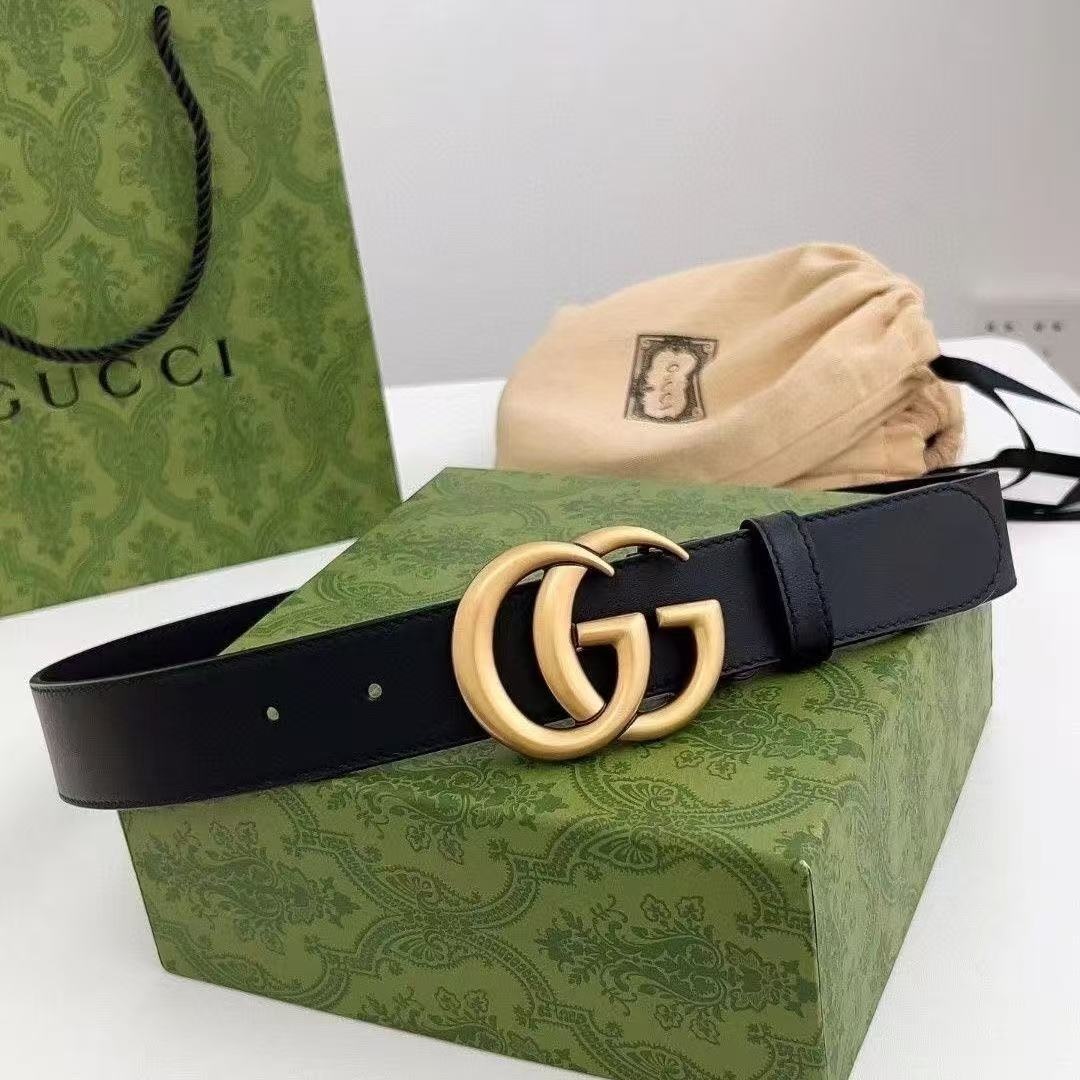 GG  Unisex Double G Buckle Leather Belt YPD25102102