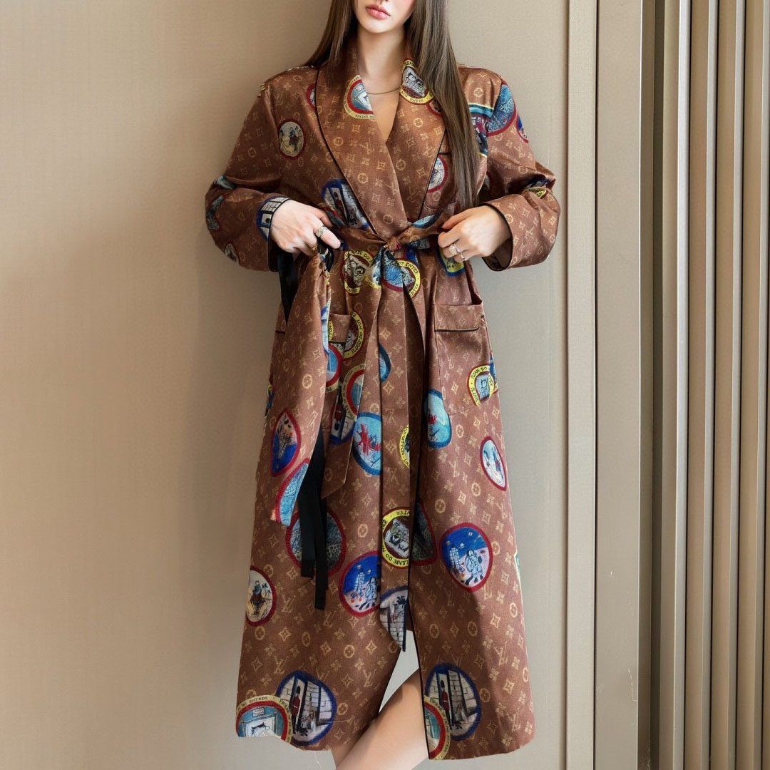 LV Long Casual Coat for Loungewear AM25102112
