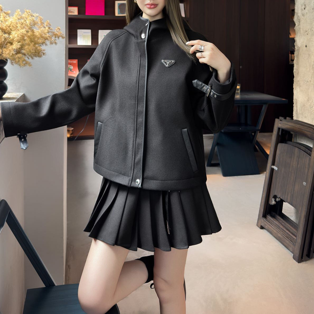 PRA Short Micro - Logo Jacket AM25102101