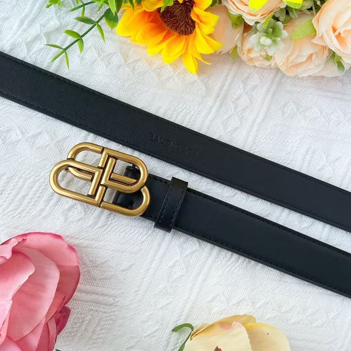 BLCG  Women's Double B Leather Belt YPD25102202