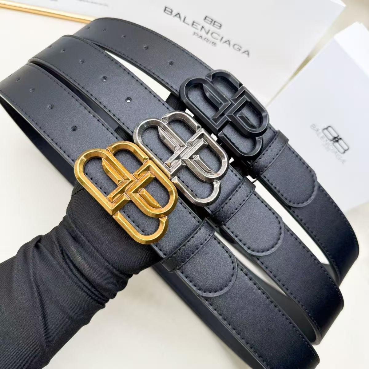 BLCG  Men's Double B Leather Belt YPD25102203