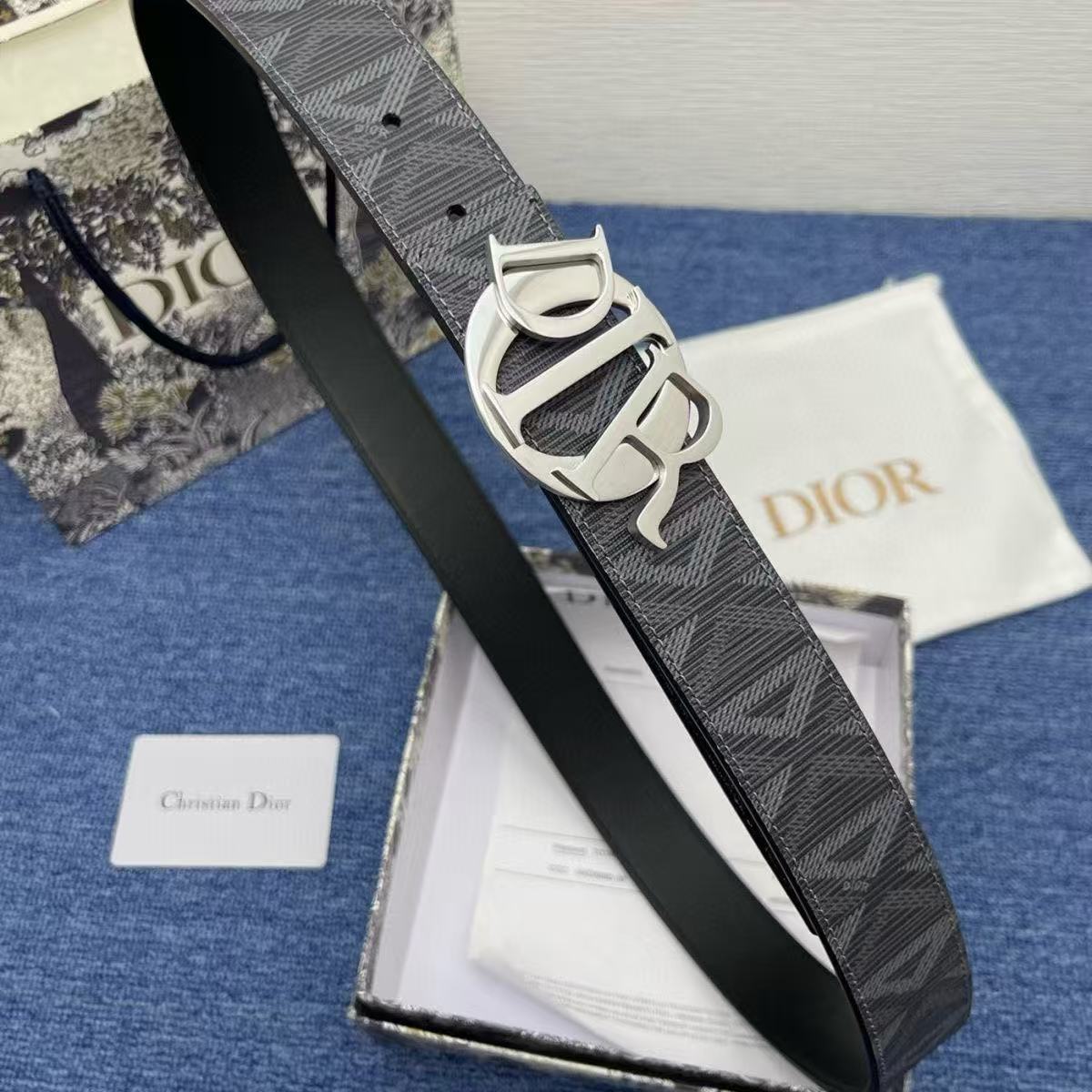 CD Men's Brand-Iconic Patterned Belt YPD25102205