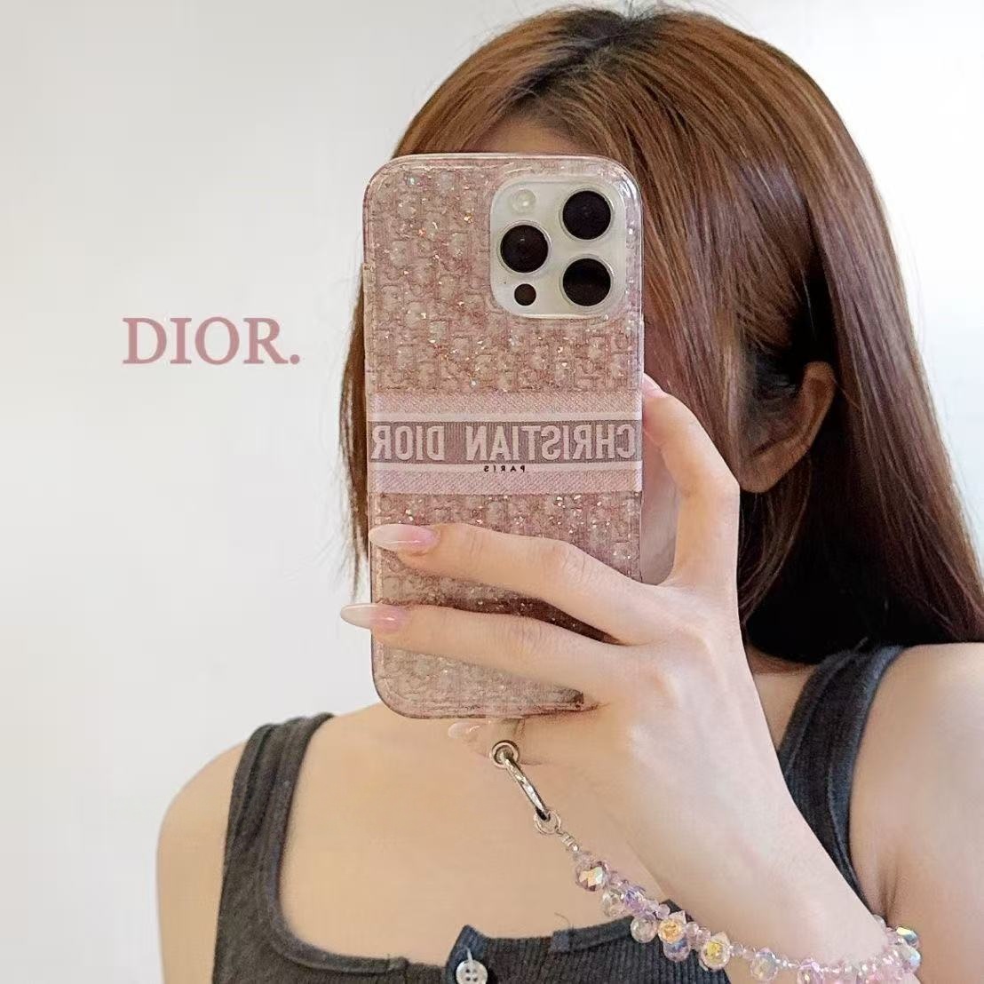 CD Glitter Monogram Phone Cases YPD25102316
