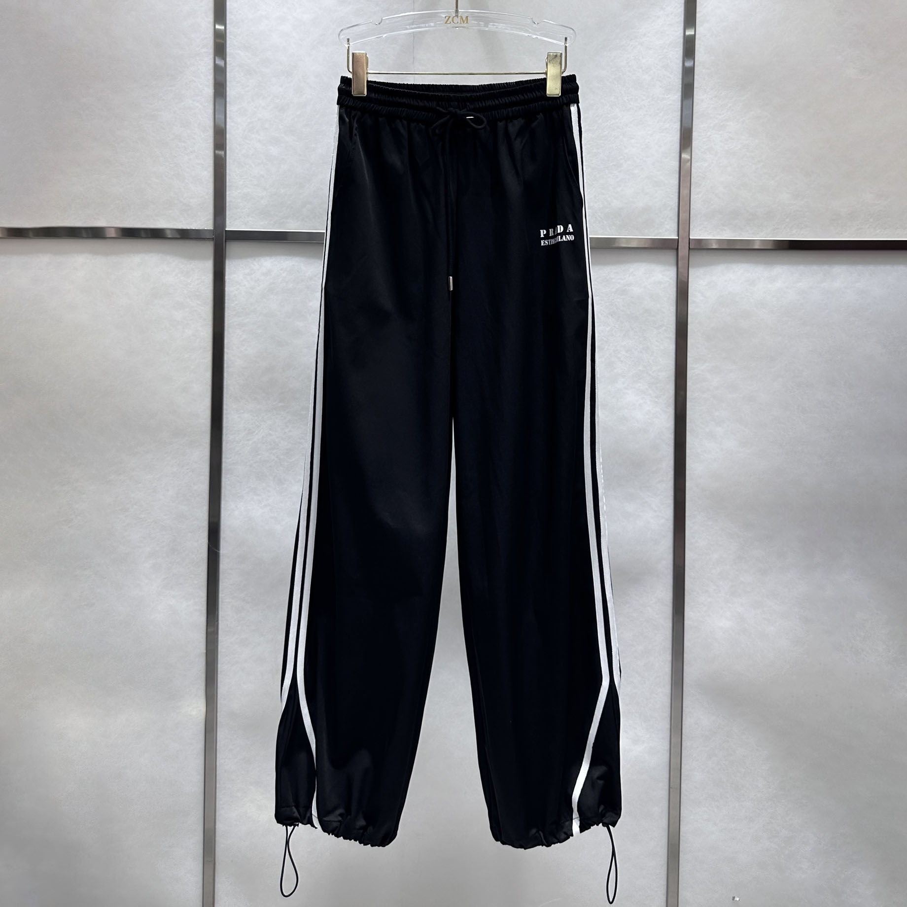 PRA Elastic Waist Drawstring Casual Trousers AM25102116