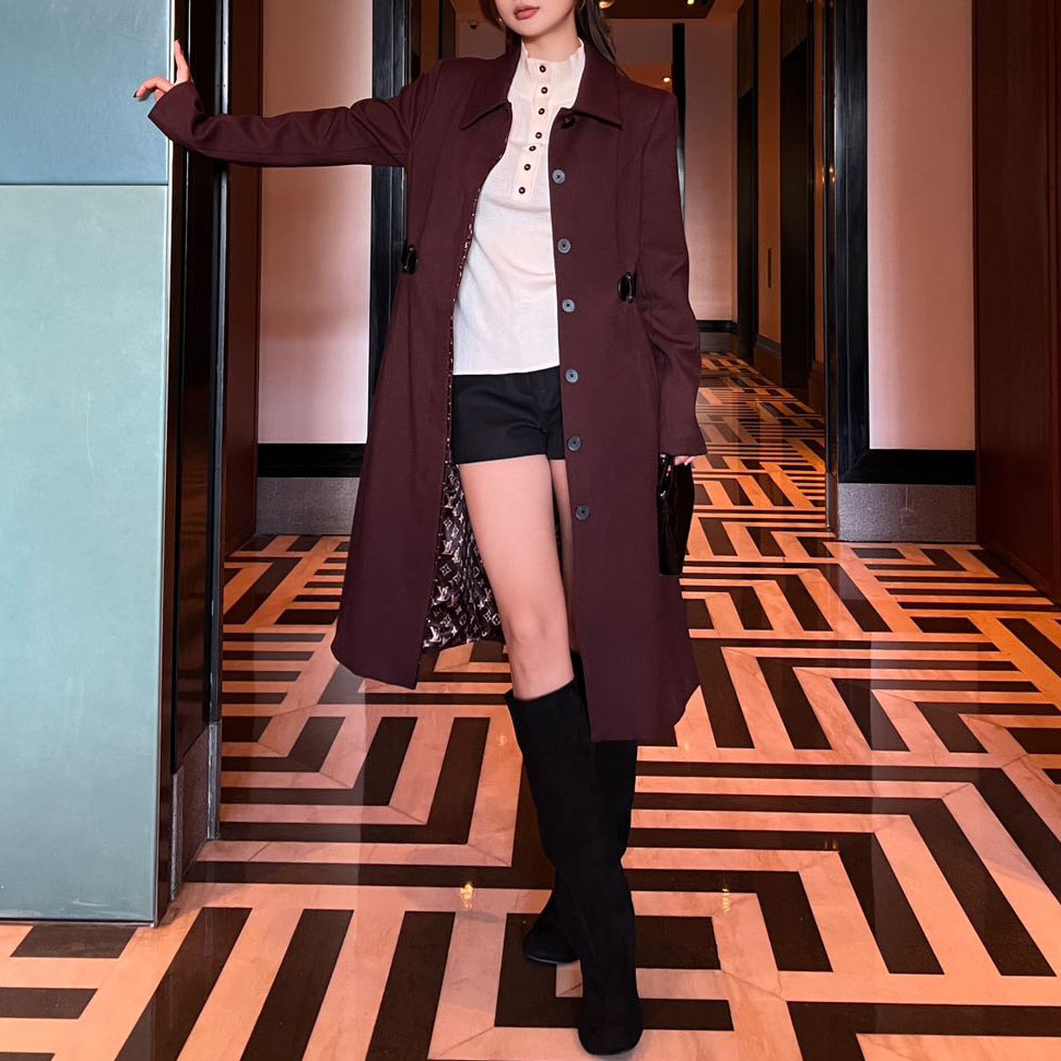 LV Minimalist Trench Coat with Monogram Lining XX25102303