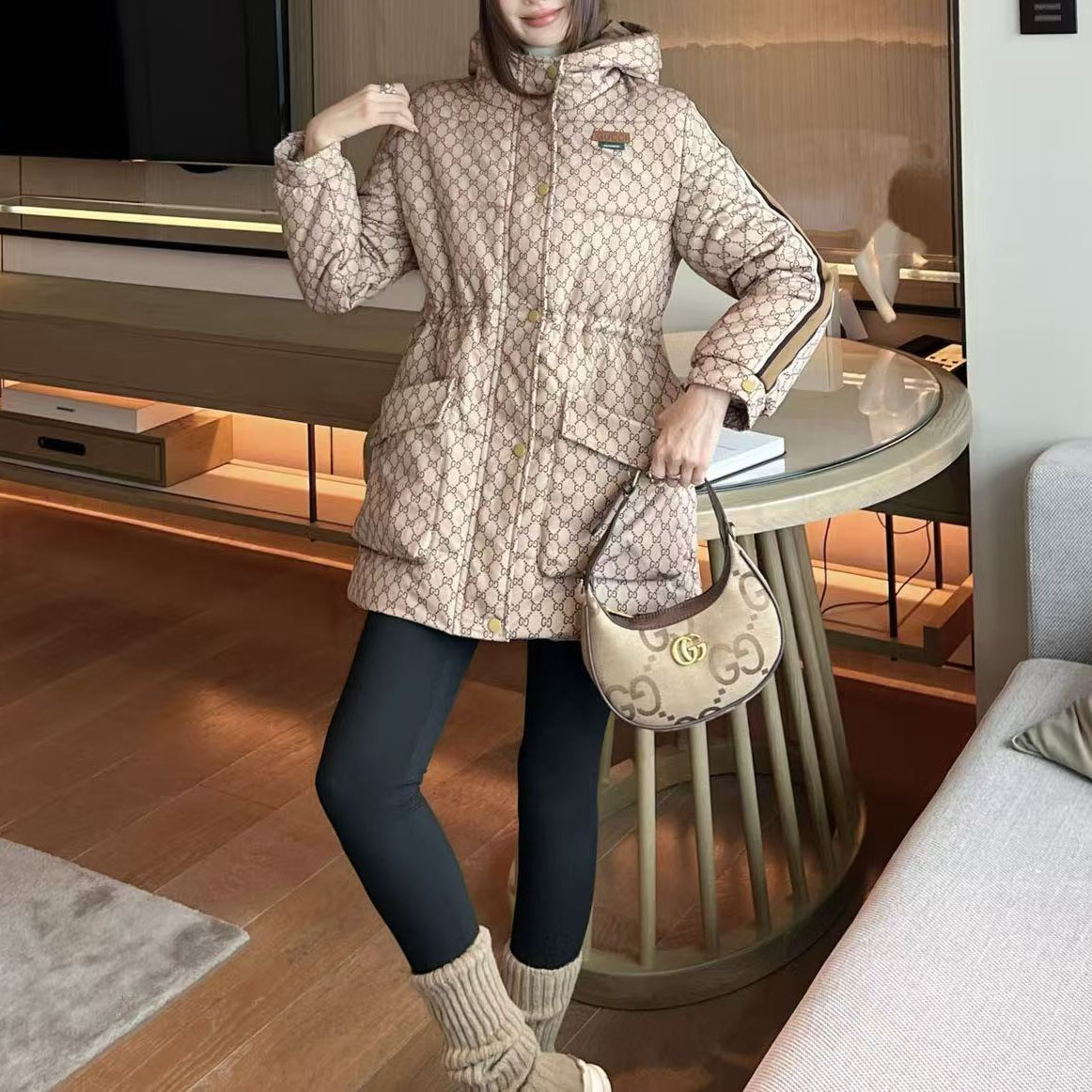 GG Double G Jacquard Coat XX25102410