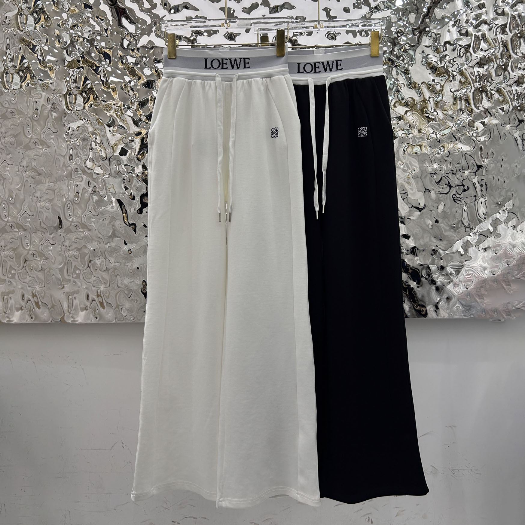 Loe Casual Pants with Contrast Ribbon XX25102405