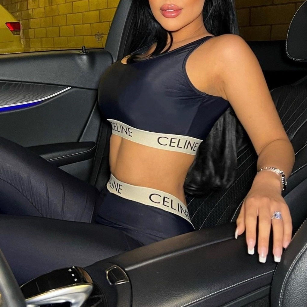 CE Stylish White Sleeveless Sportswear Set XX25102418