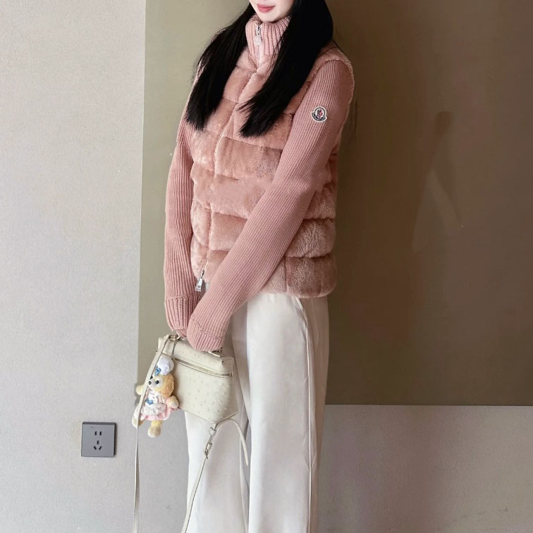 Mcl Down Jacket with Knit Sleeves XX25102509