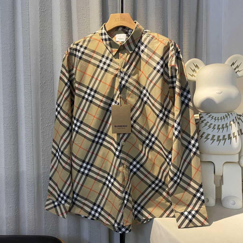 Bur Classic Plaid Long-Sleeved Shirt XX25102516