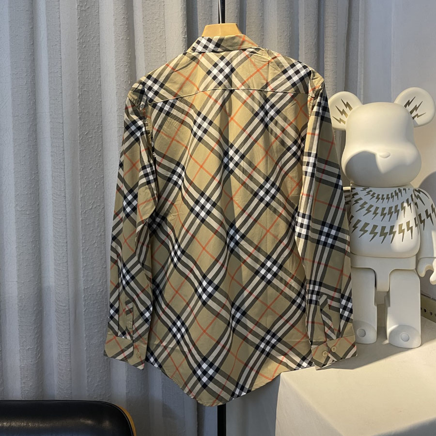 Bur Classic Plaid Long-Sleeved Shirt XX25102516