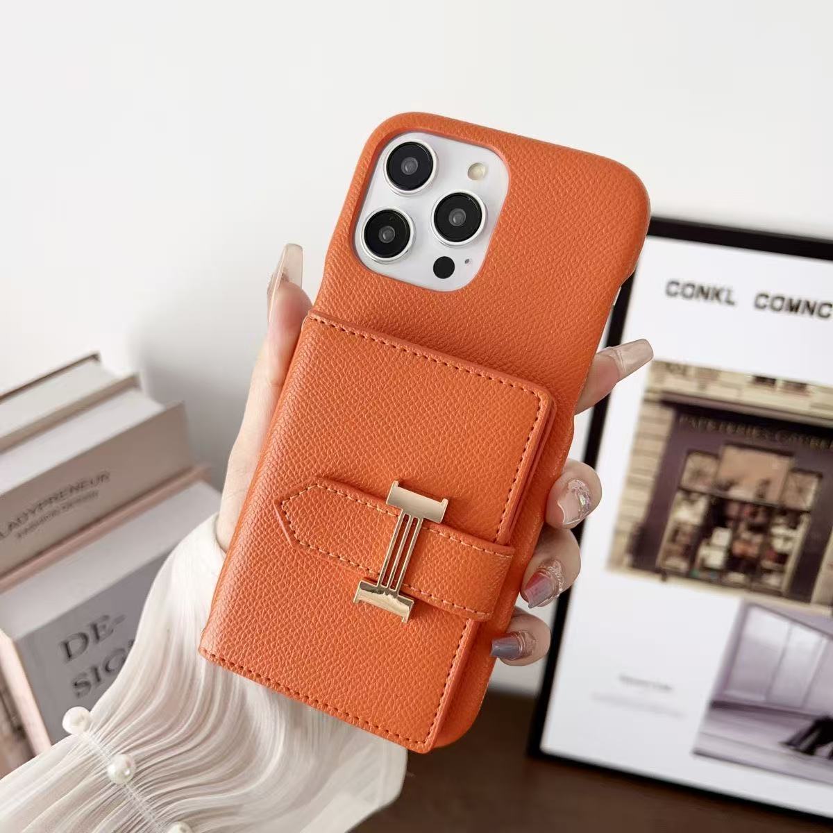 HM H-Buckle Multi-Card Holder Phone Cases YPD25102510