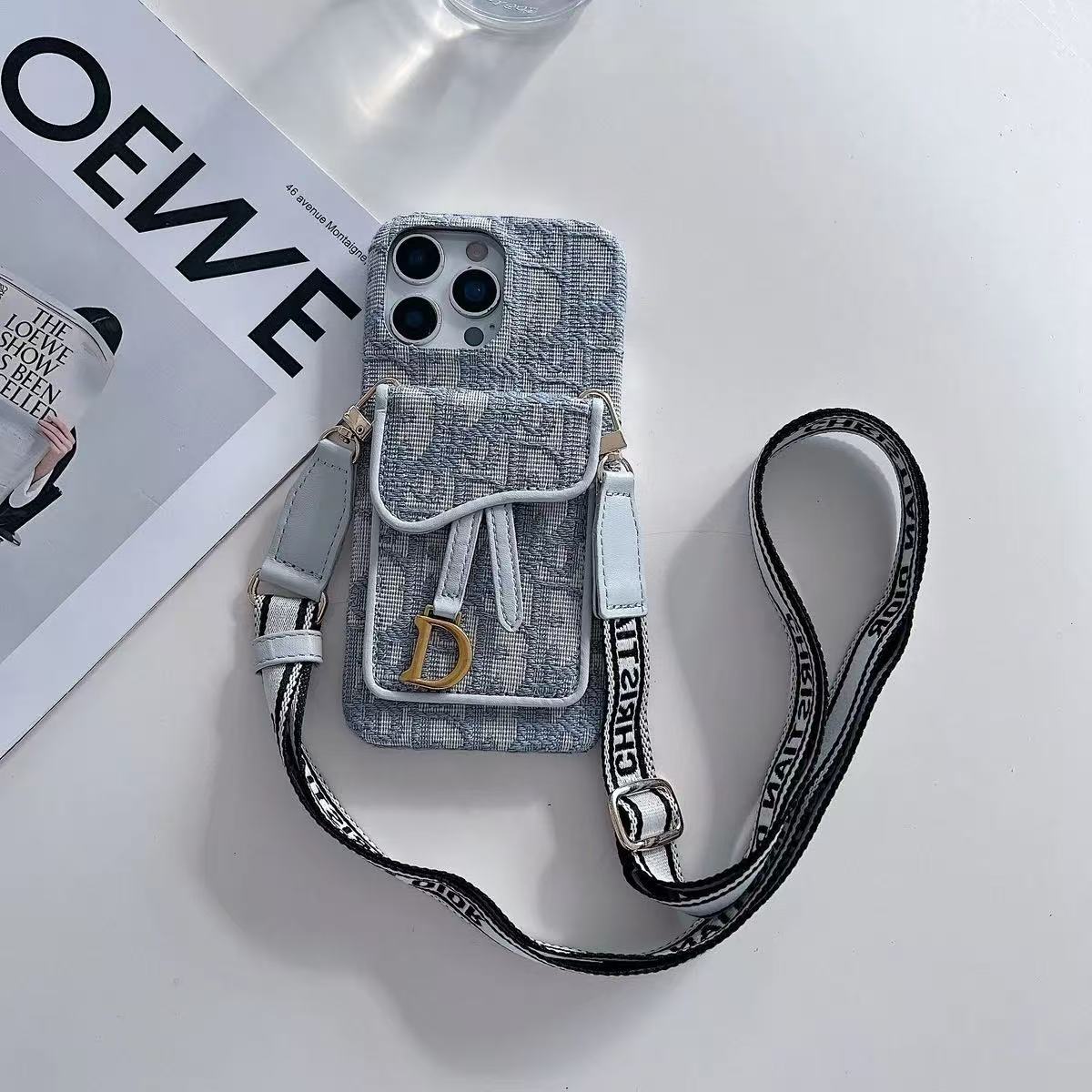 CD Monogram Lock Crossbody Phone Cases YPD25102501