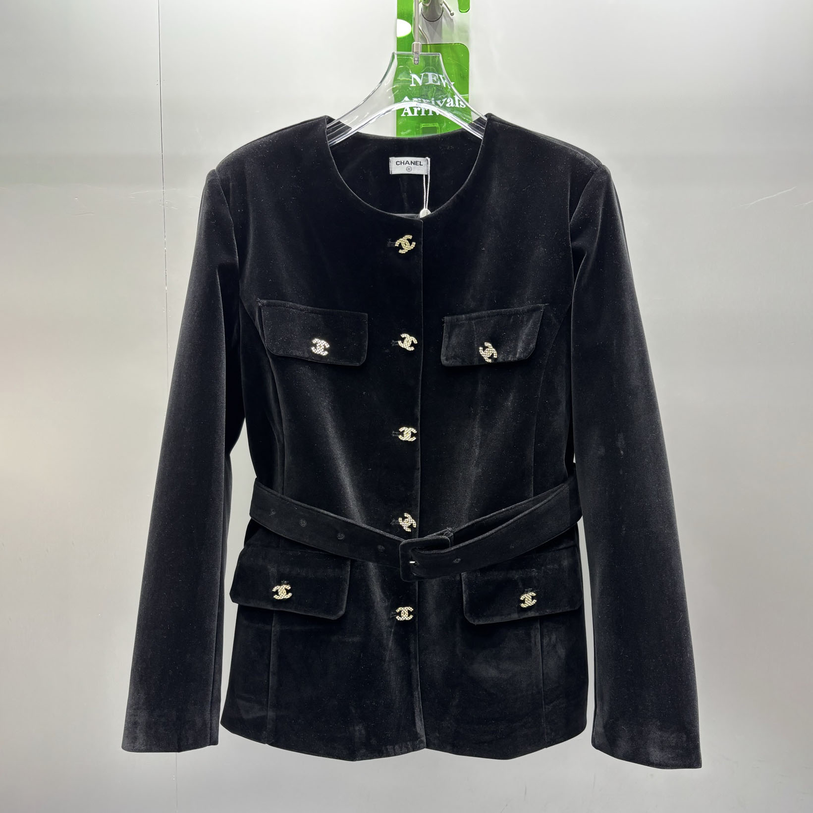 CH Signature Double C Button Velvet Blazer XX25102613