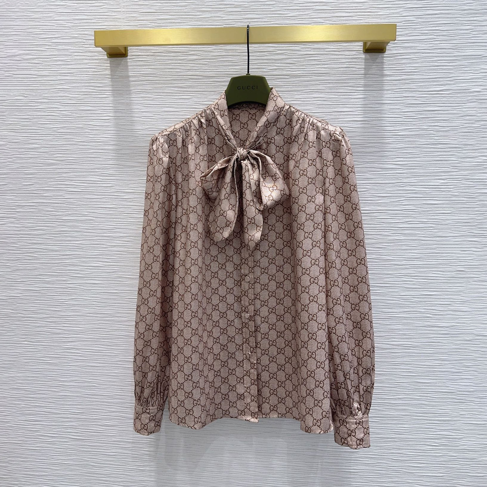 GG Signature GG Jacquard Blouse & Denim Skirt Set XX25102618