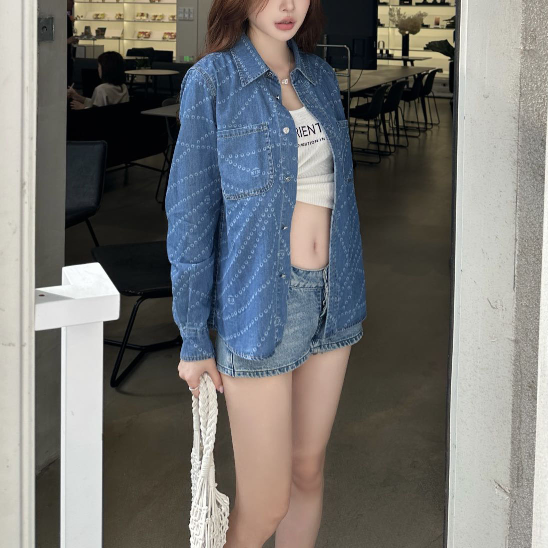 CH Vintage Wash Trucker Denim Jacket XX25102713