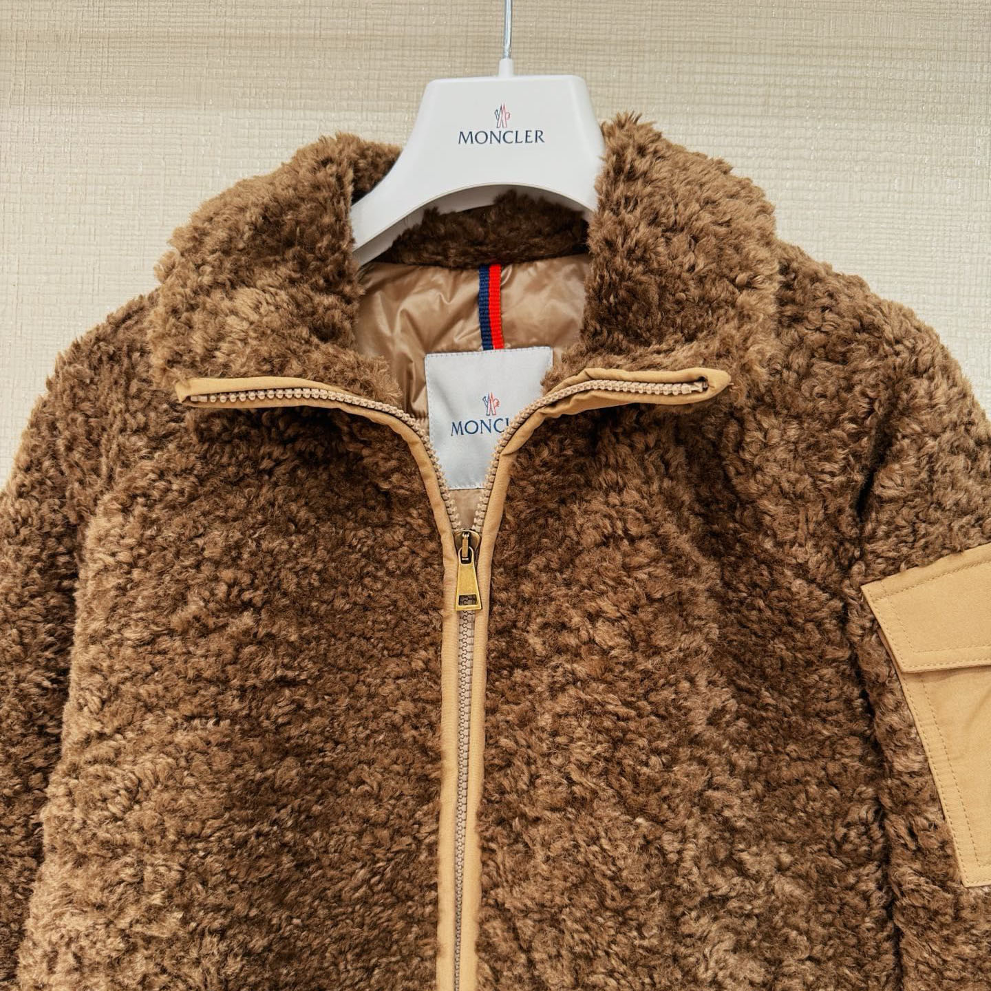 Mcl Plush and Down Patchwork Jacket XX25102703