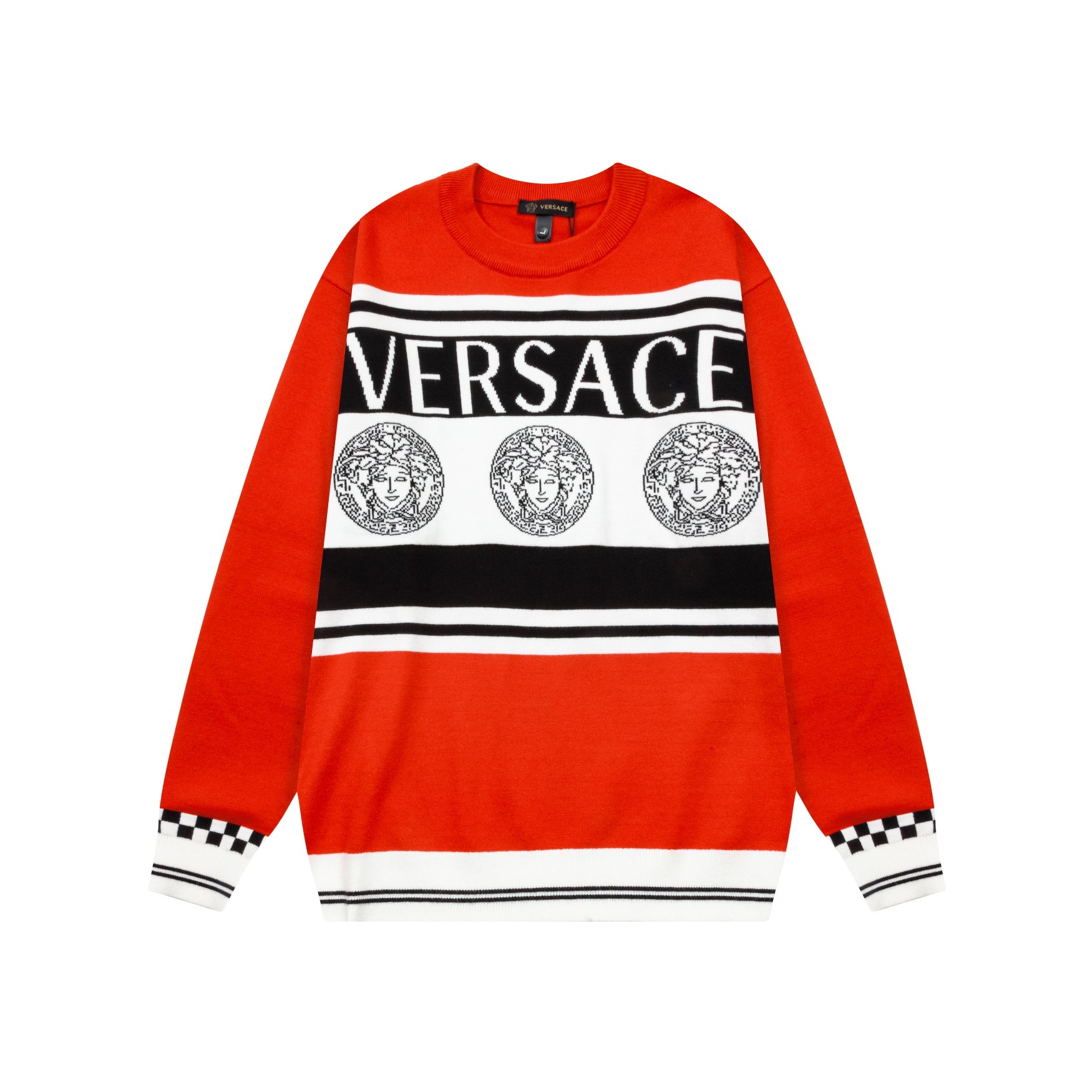 Vs Classic Medusa Head Logo Crew Neck Sweater XX25102822