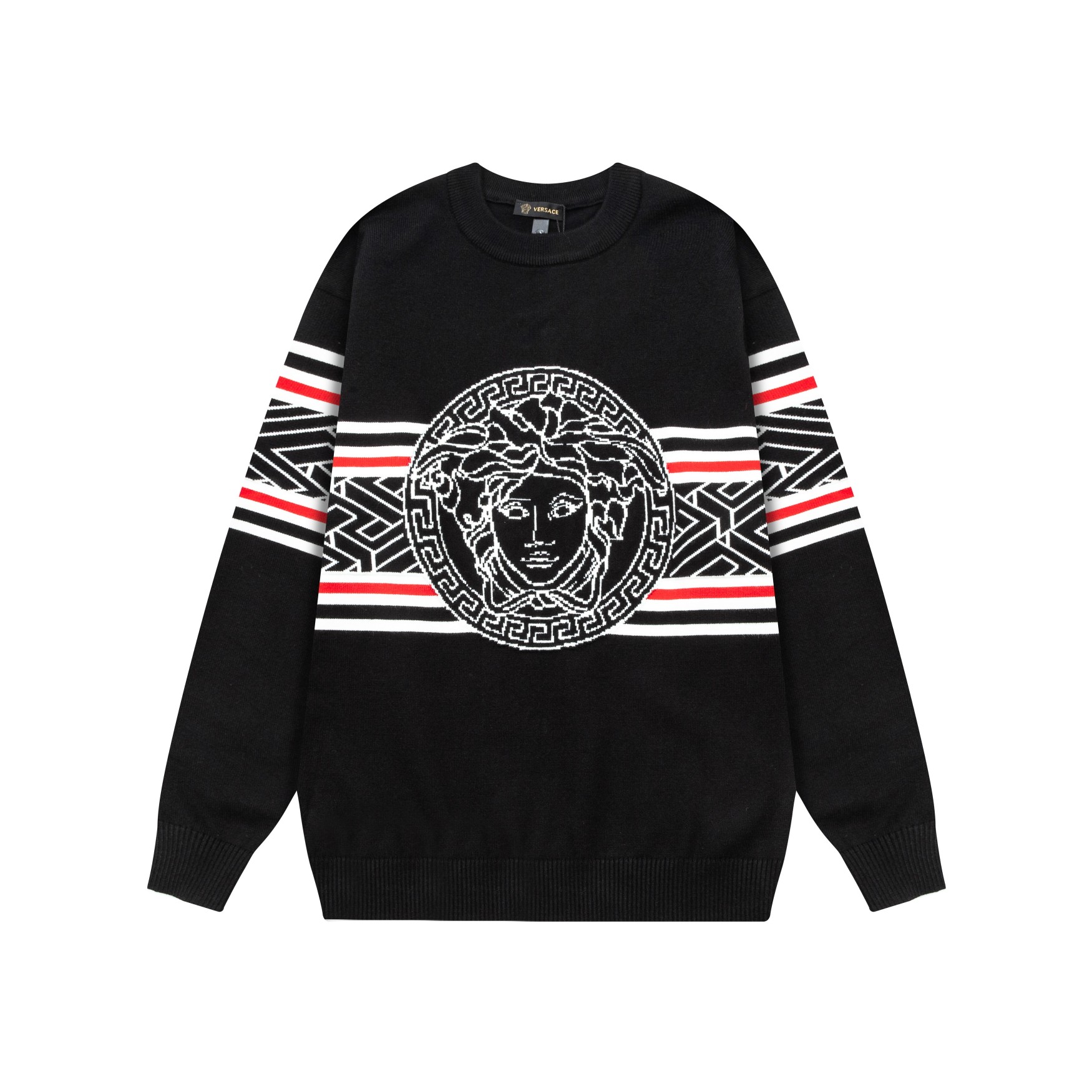 Vs Classic Medusa Logo Crew Neck Sweater XX25102819