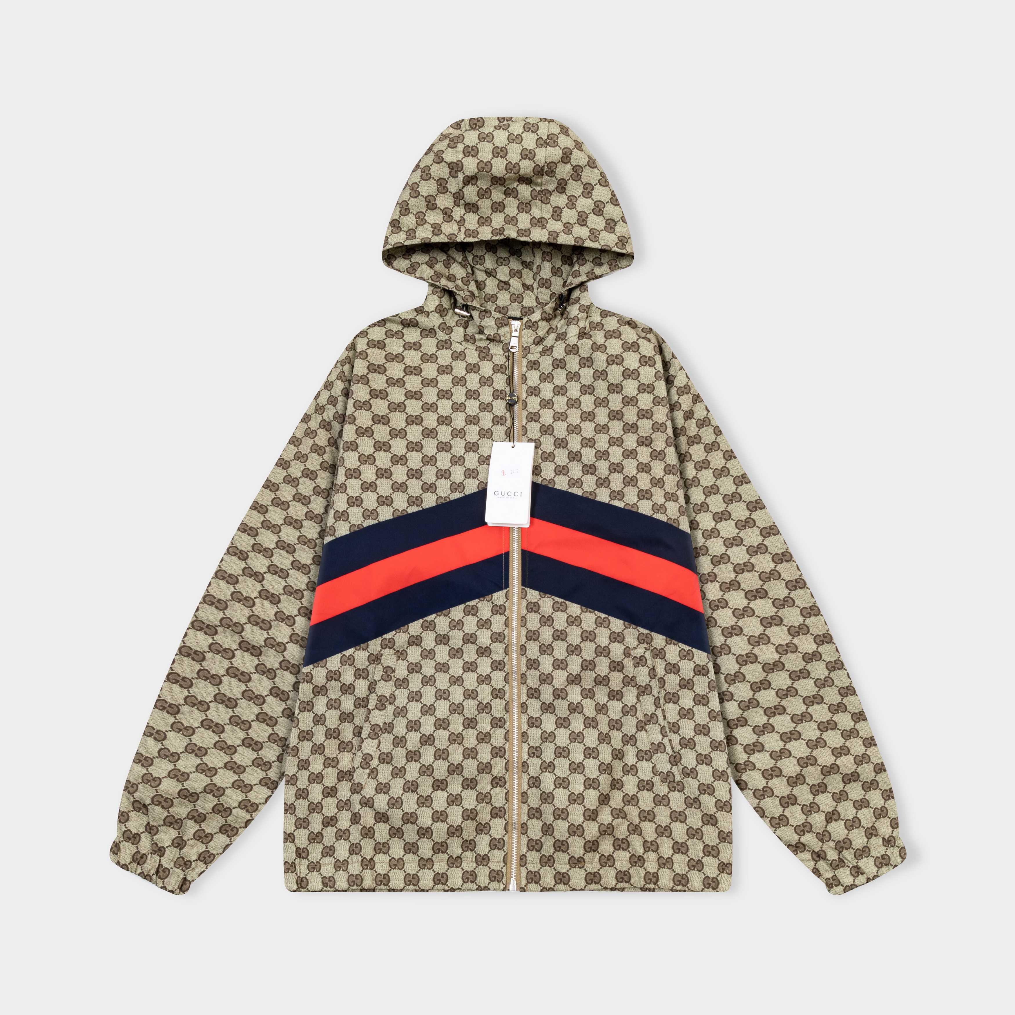 GG Classic Double G Jacquard Hooded Jacket XX25102816