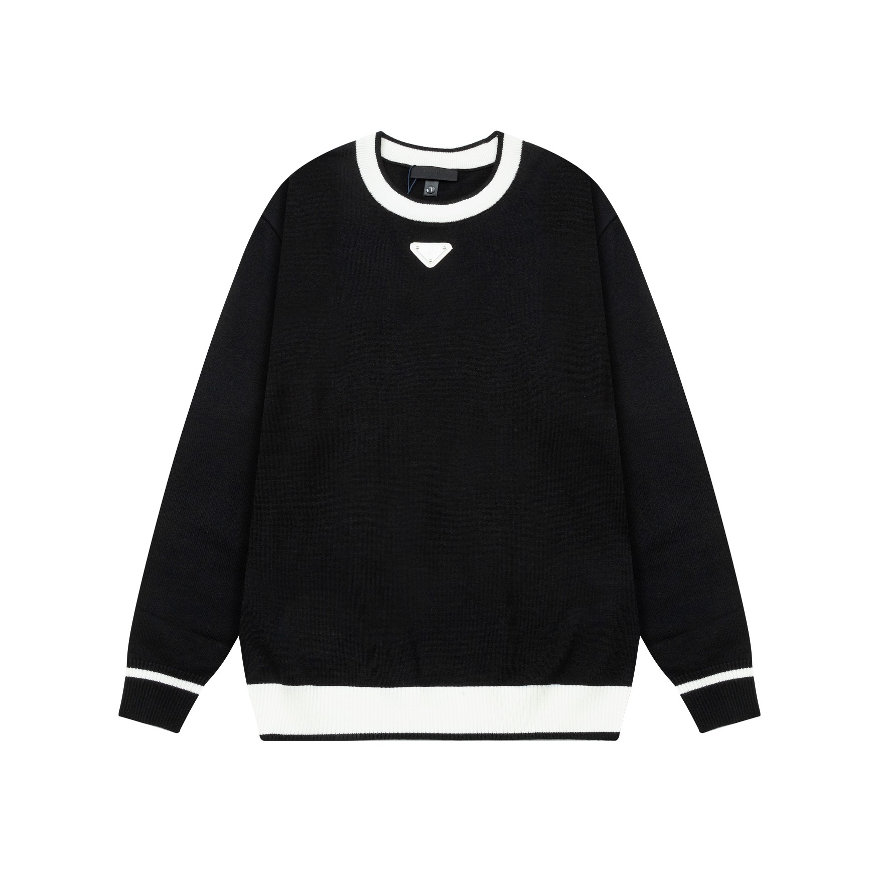 PRA Classic Mini Triangle Logo Crew Neck Sweater XX25102820
