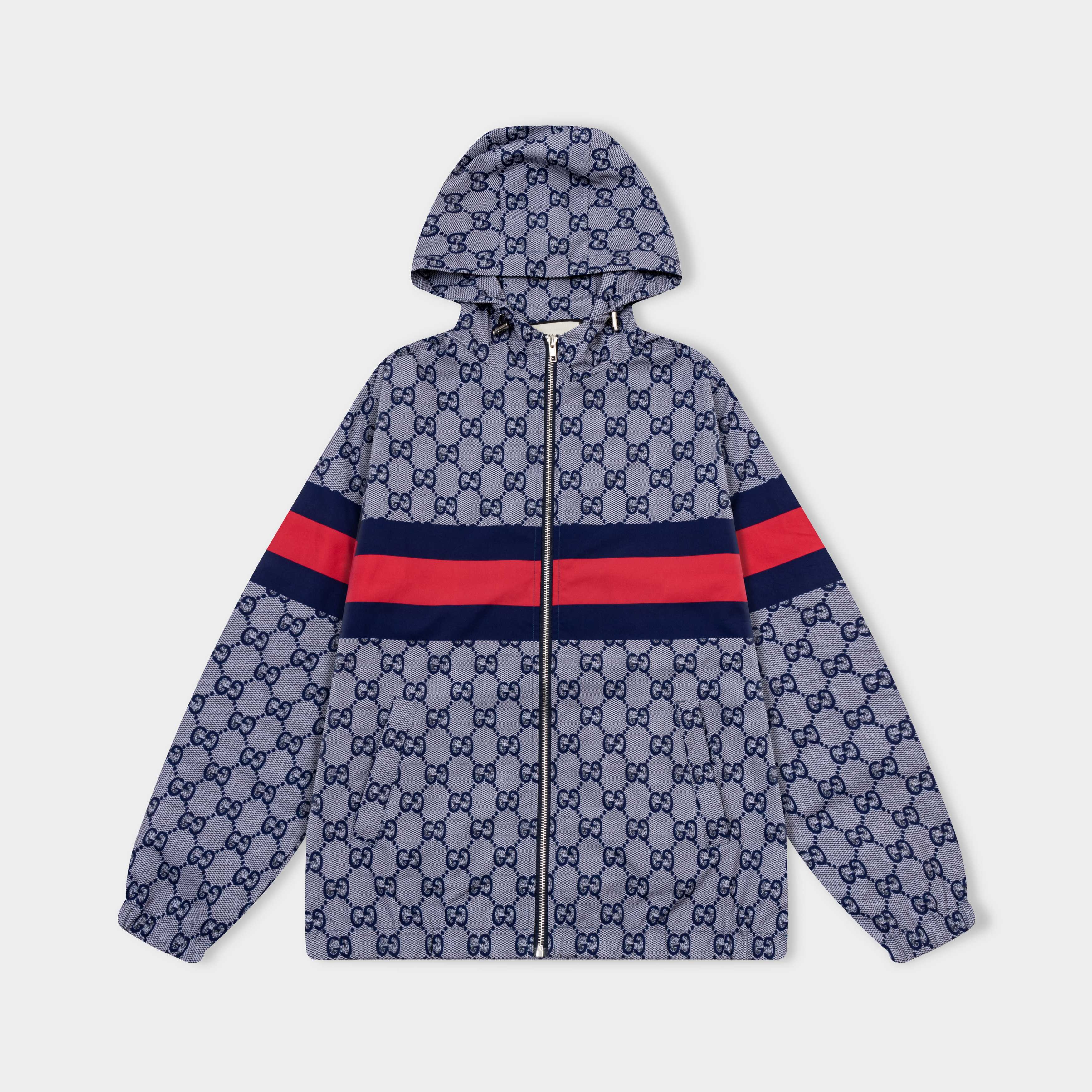 GG 1921 Collection Classic Double G Jacquard Hooded Jacket XX25102815