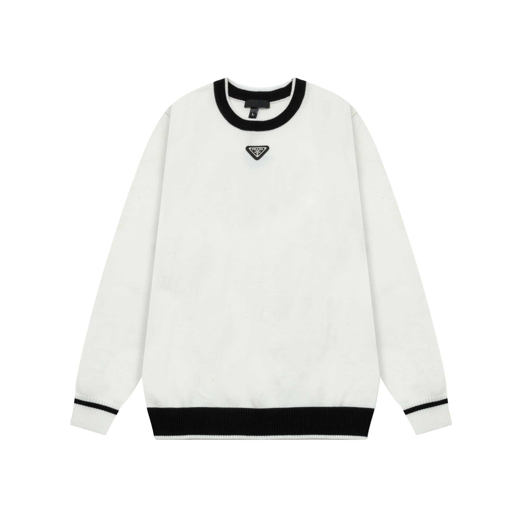 PRA Classic Mini Triangle Logo Crew Neck Sweater XX25102820