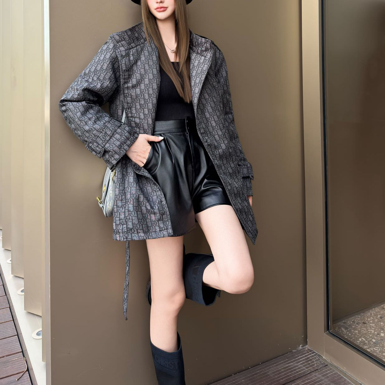 CD Classic Oblique Pattern Coat XX25102813