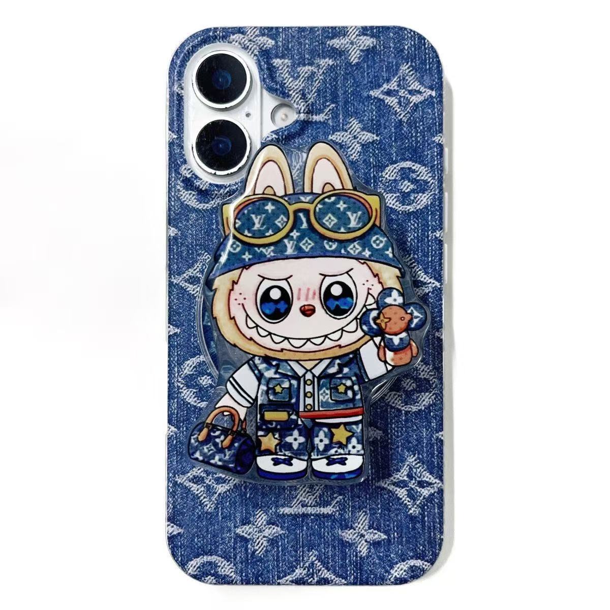 LV Labubu Denim Monogram Magnetic Phone Case YPD25103003