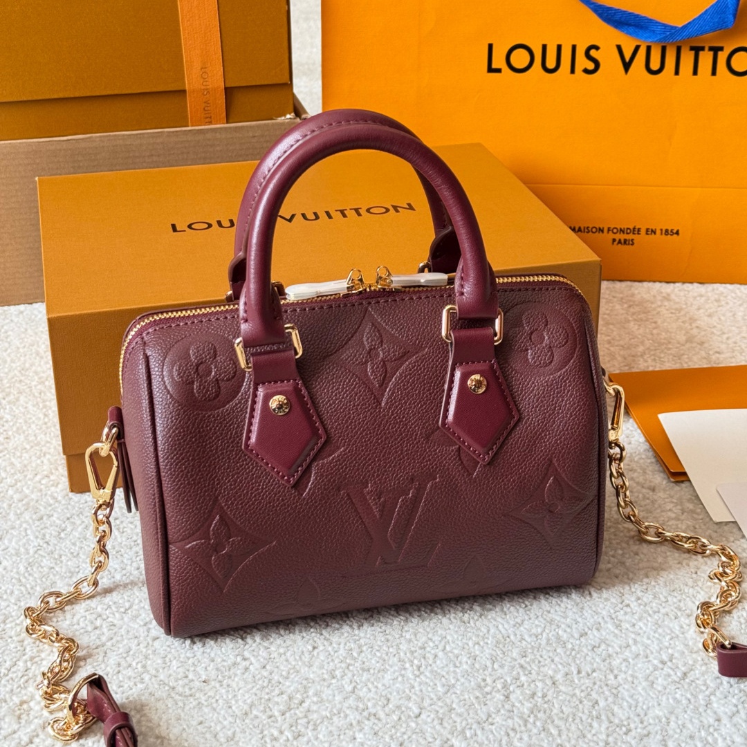 LV New Color Embossed Monogram Speedy 20 Bag YV25110201