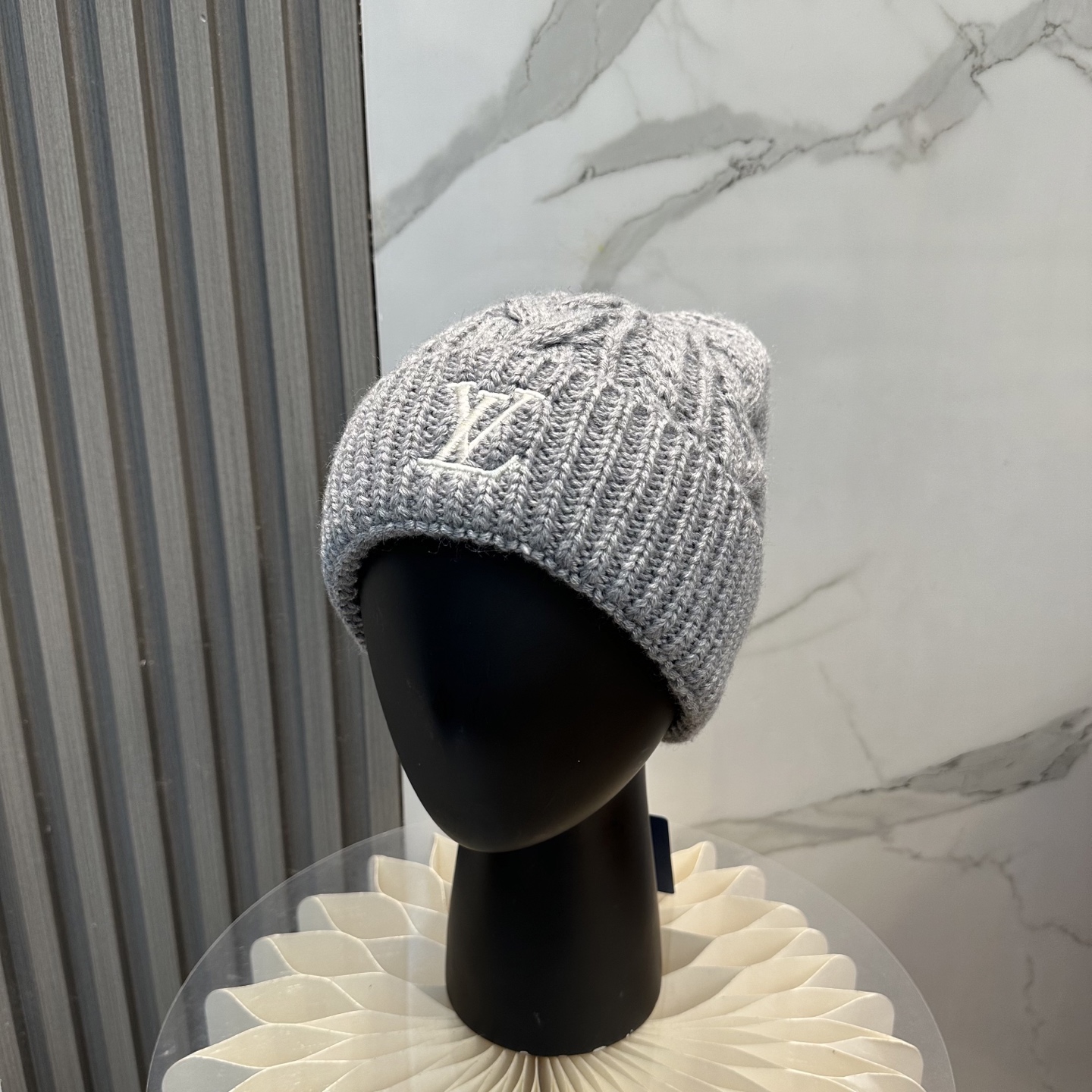 LV Logo Embroidered Knitted Hat AM25110333