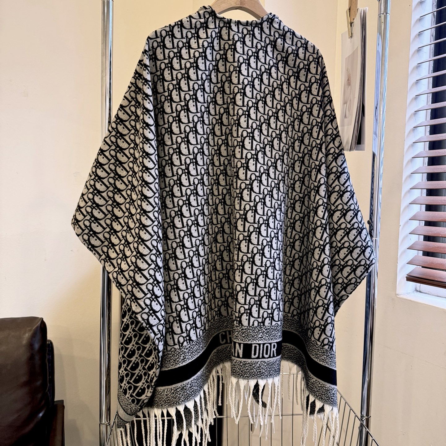 CD Classic Oblique Shawl Cape AM25110343