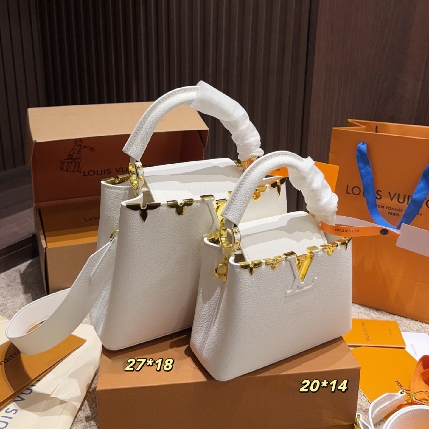 LV Golden Motif Capucines Bag YV25110311