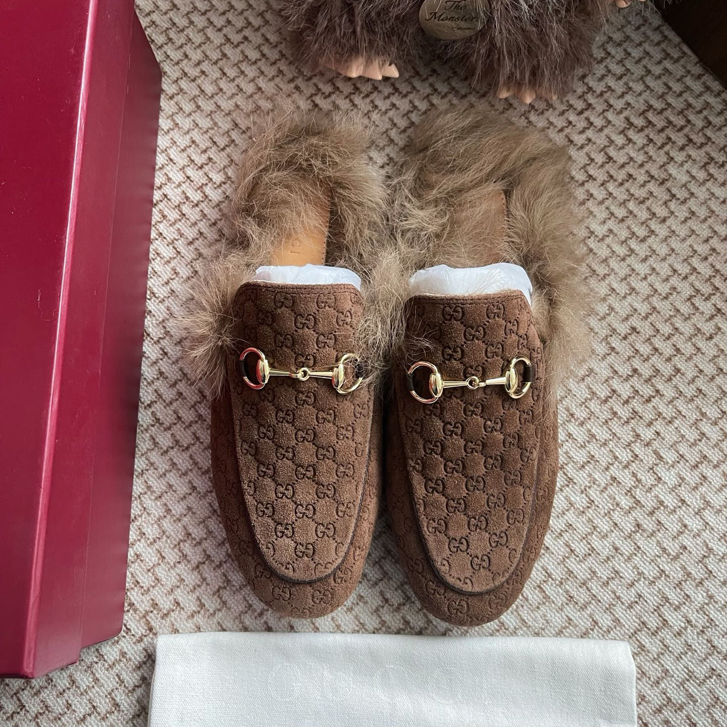 GG Double G Embossed Leather Casual Flats AM25110308