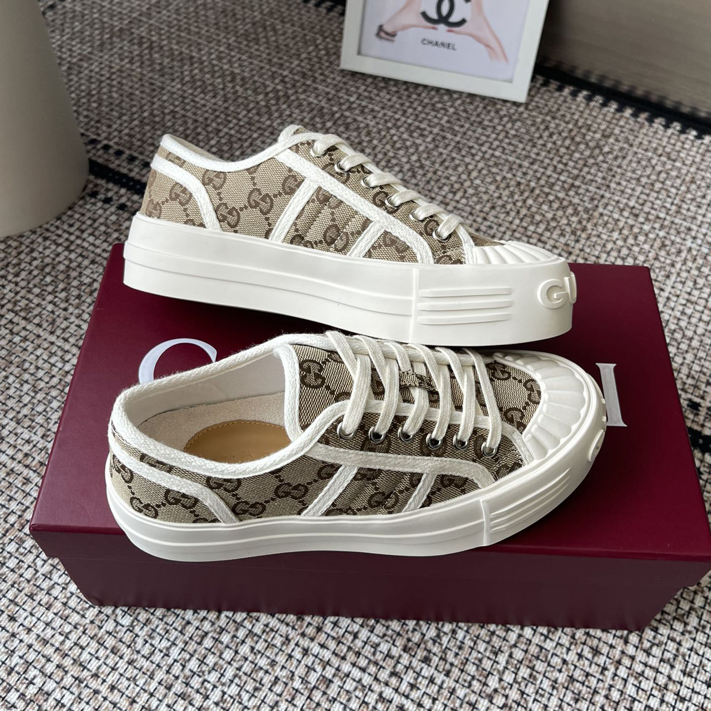 GG 25New Canvas Shoes BV250698