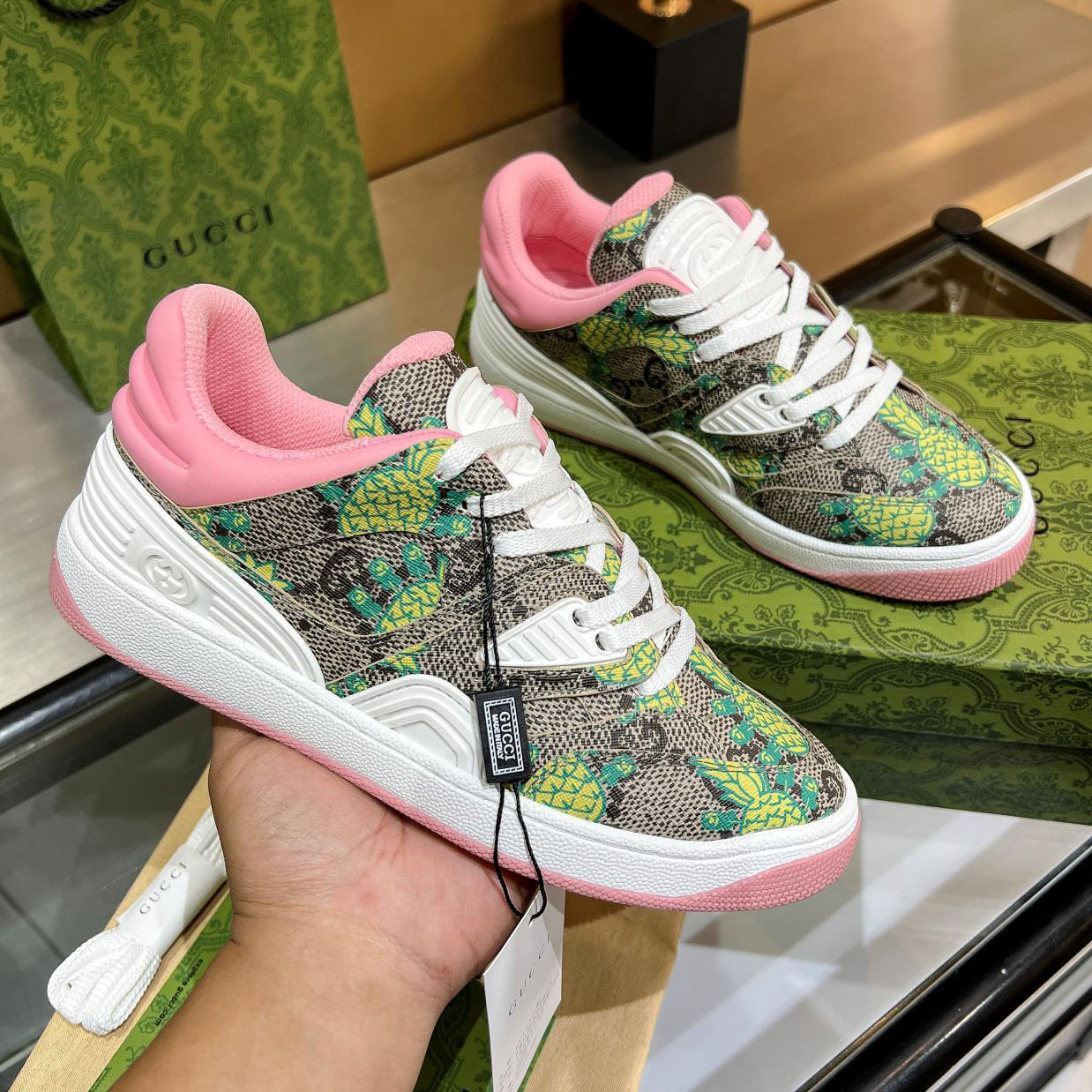 GG Double G & Pineapple Print Casual Sneakers AM25110304