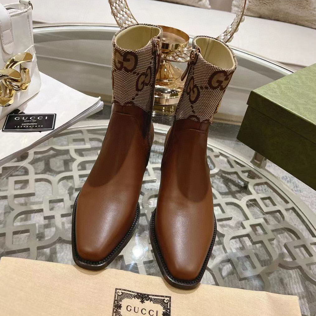 GG Half Horsebit Ankle Boots AM25110315