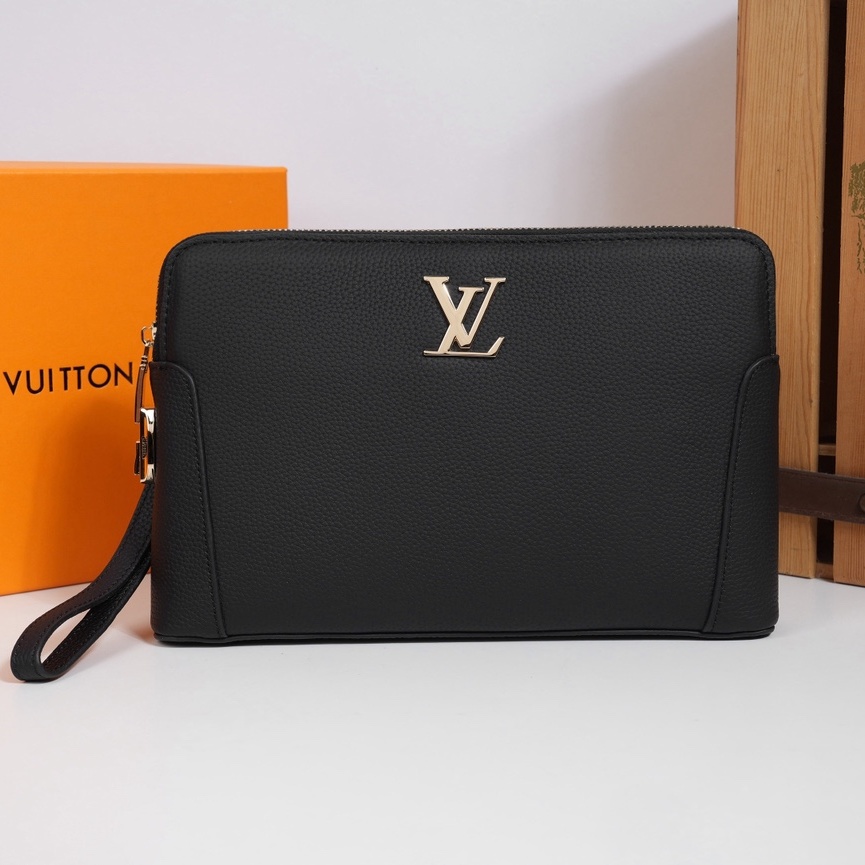 LV Men's Zip Clutch Bag YV25110405