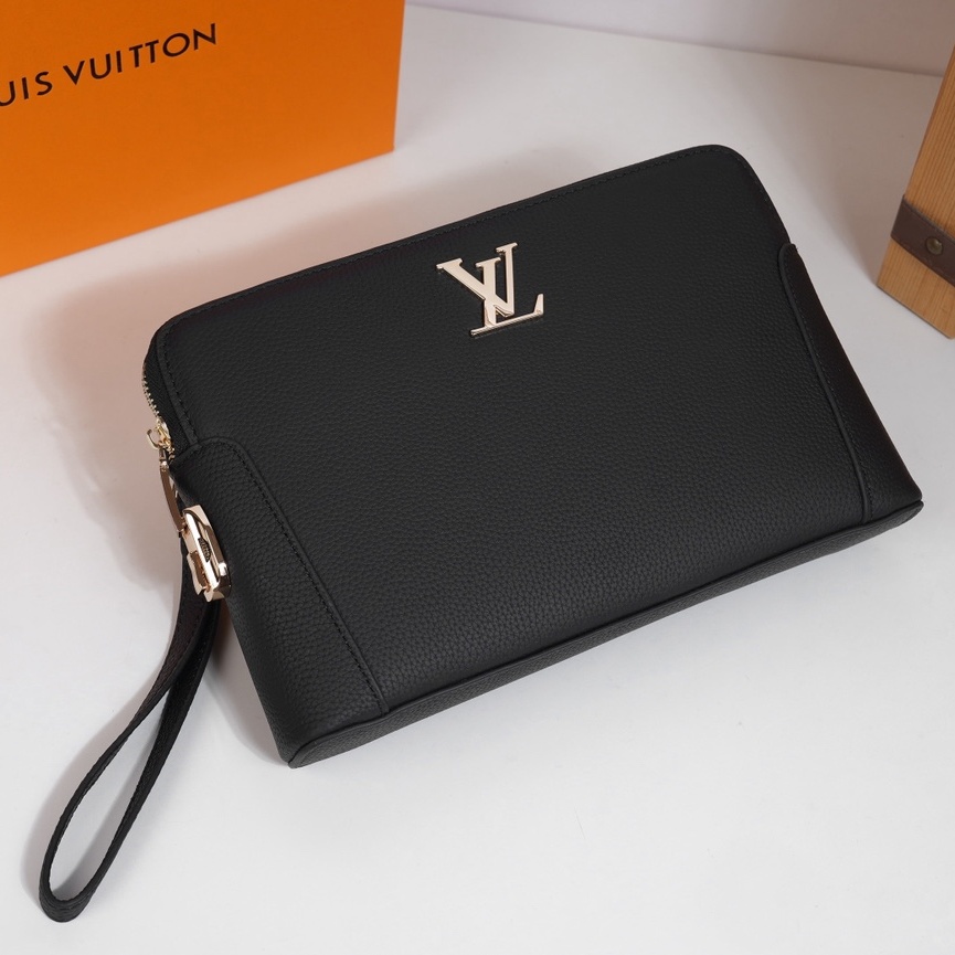LV Men's Zip Clutch Bag YV25110405