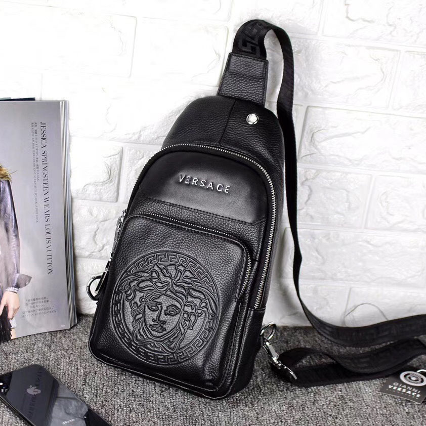 Vs Men's Fashion Leather Chest Bag TE250419