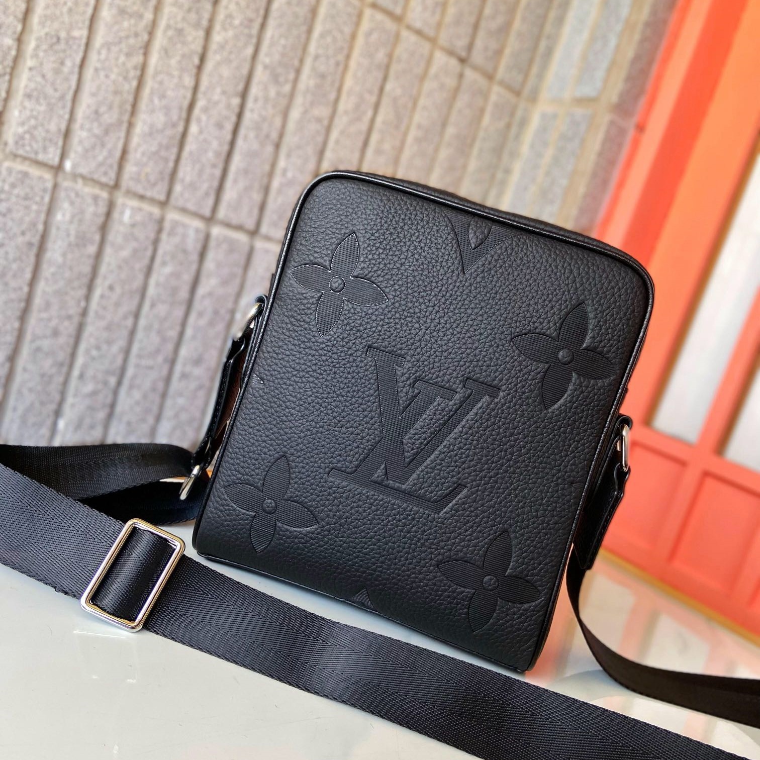 LV Outdoor Embossed Monogram Grained Calfskin Crossbody Bag YV25110506