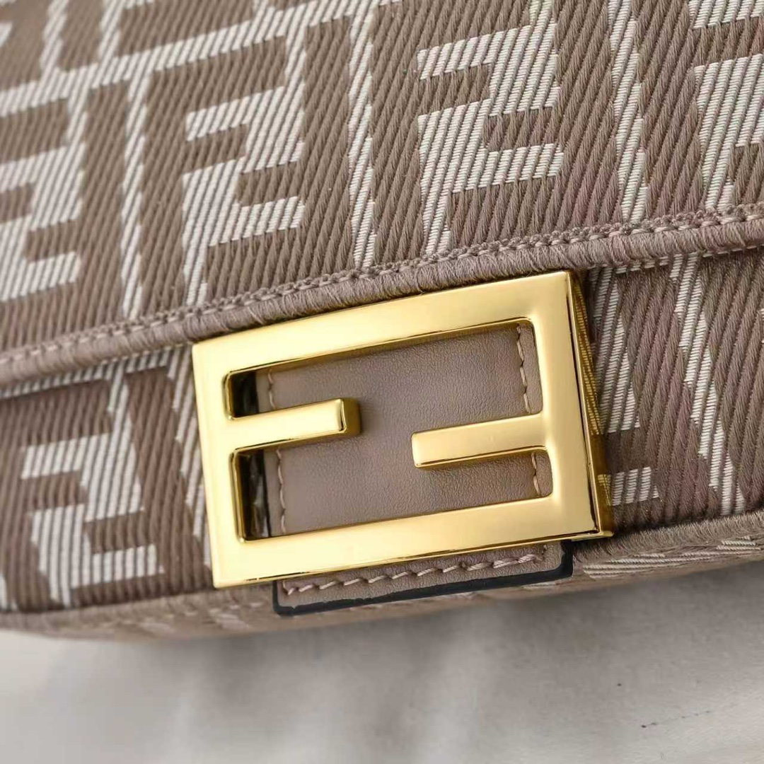 FD Double F Jacquard Baguette Handbag XX25110515